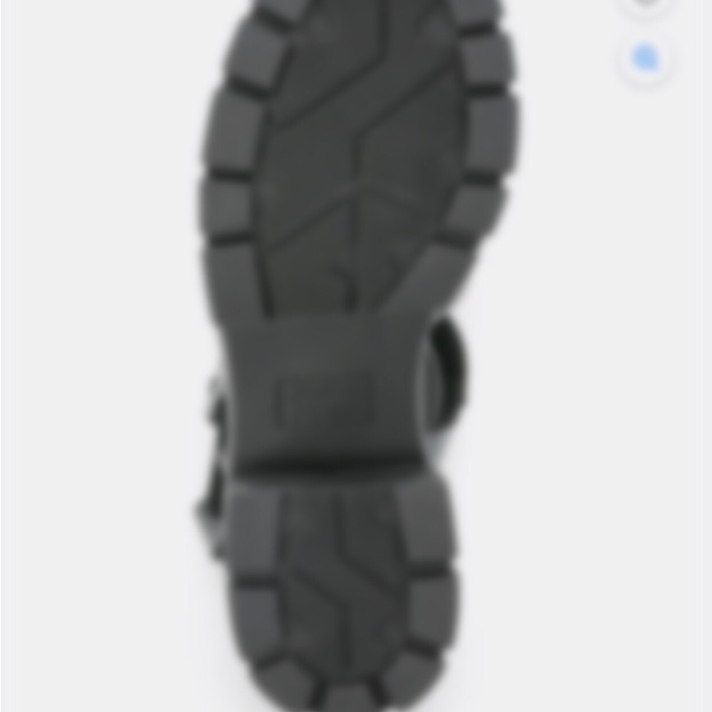 Madden Nyc Black Jelly Fisherman block heel sandals - Picture 7 of 10